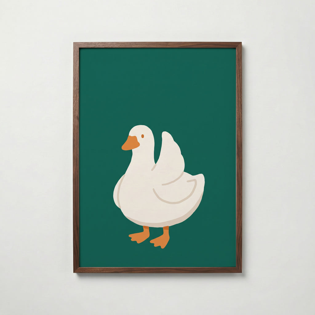 Silly Goose Poster – valnötsram
