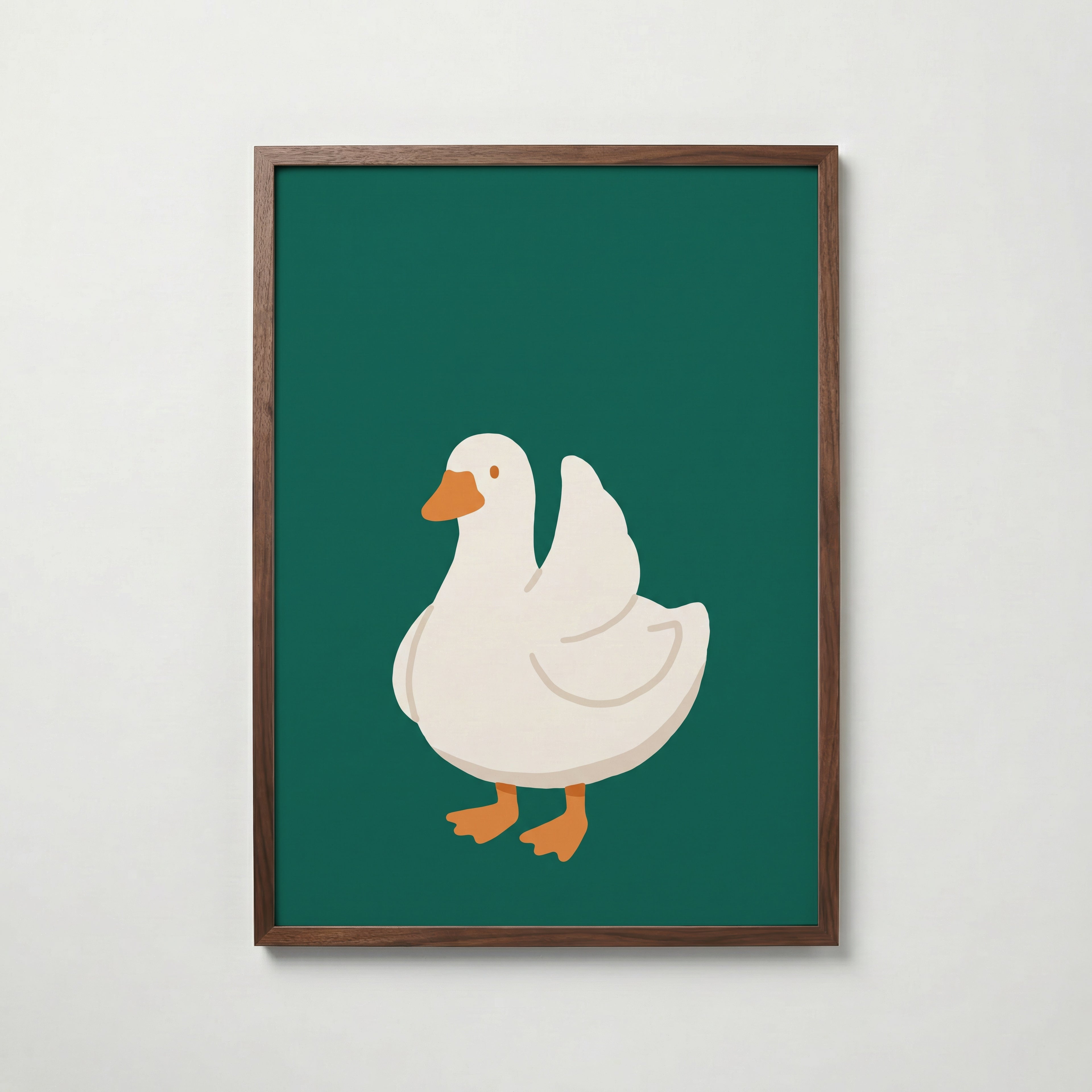 Silly Goose Poster – valnötsram
