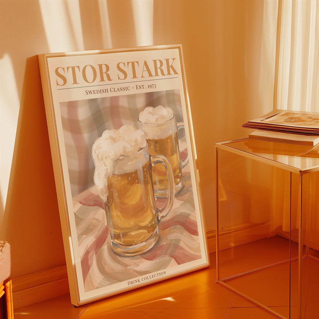 En Stor Stark Öl Poster