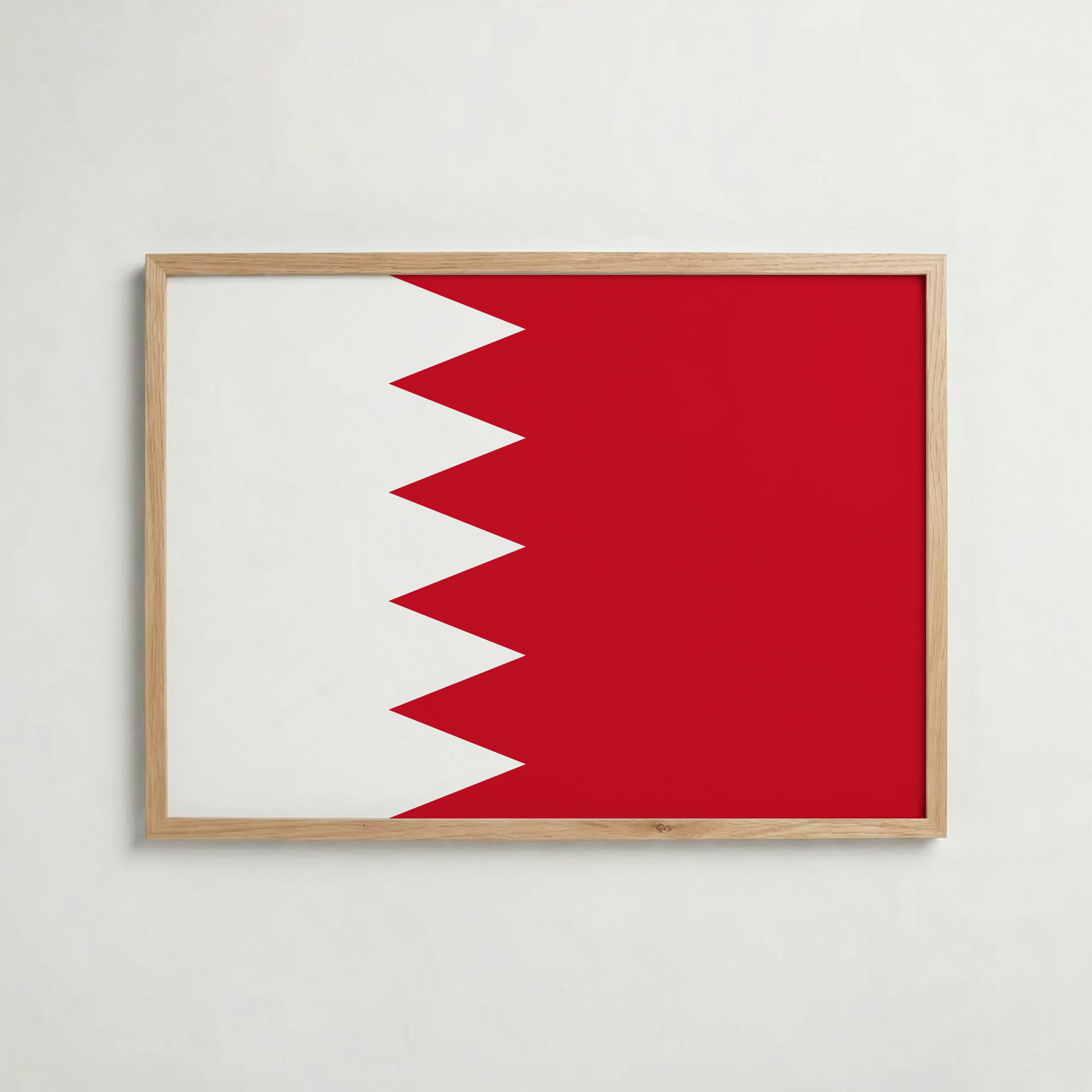 Bahrain National Flag Poster – poster väggdekoration inredning – Affischer hos Bozetto