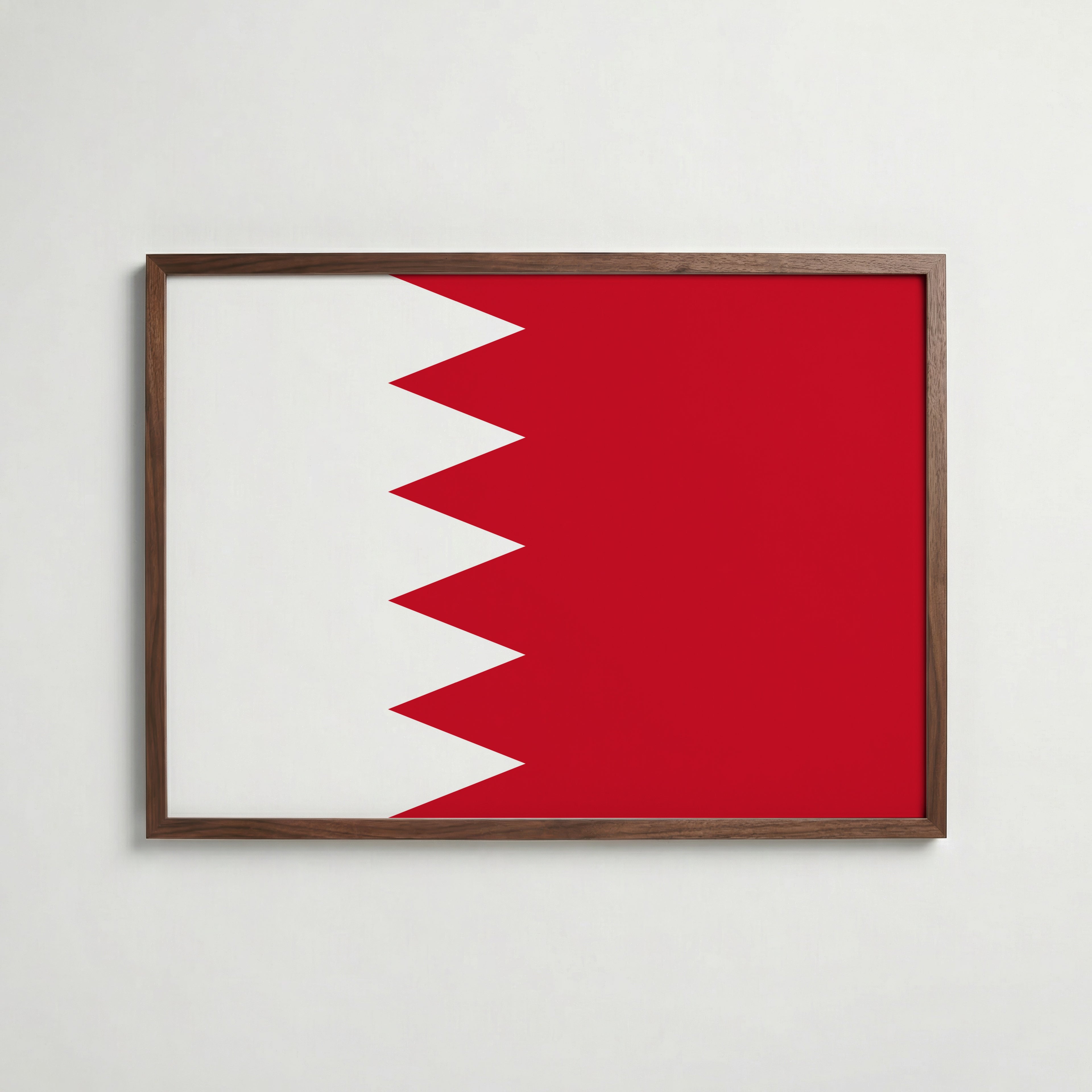 Bahrain National Flag Poster poster – väggdekoration för hemmet – köp hos Bozetto