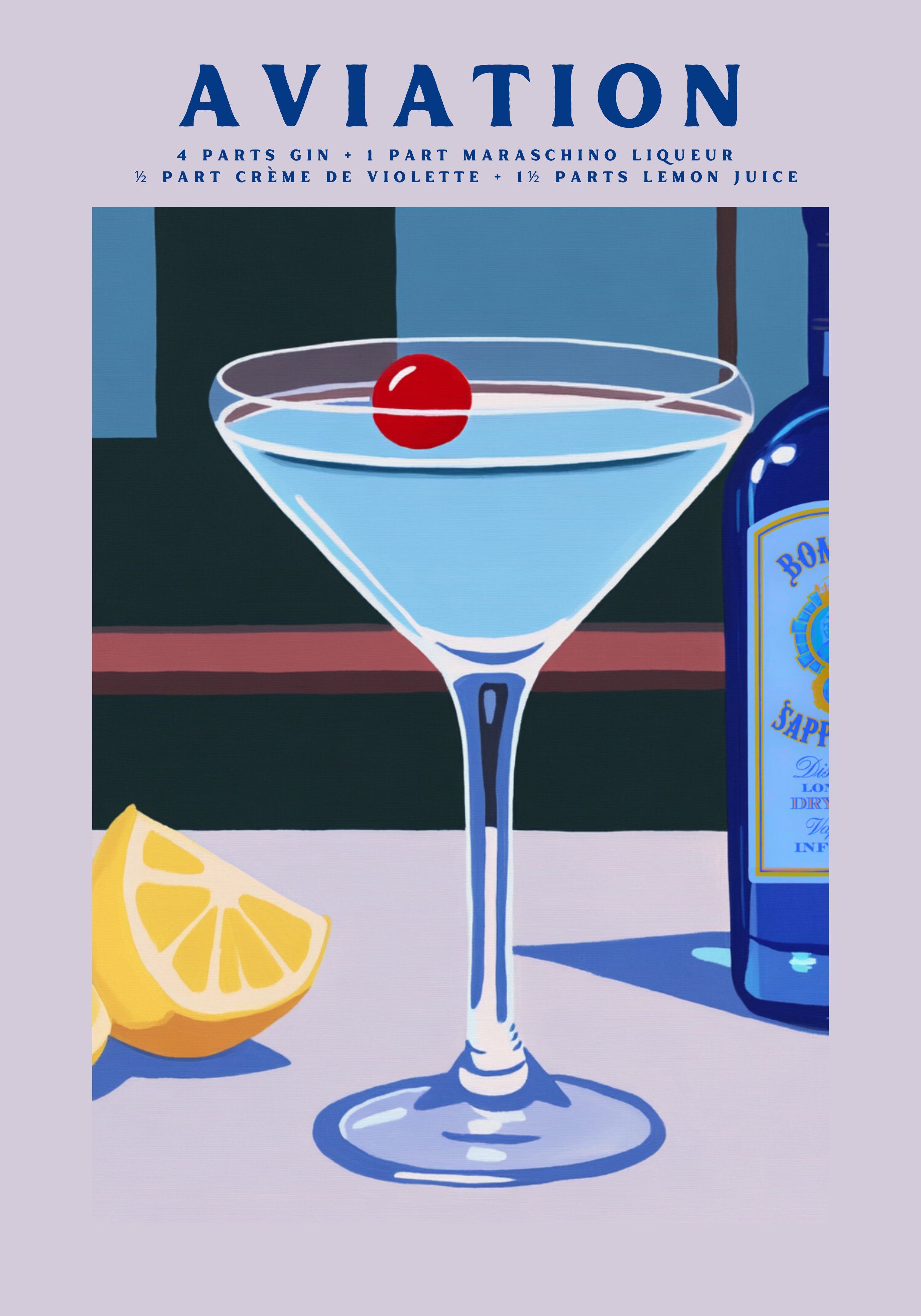 Aviation Drink Poster