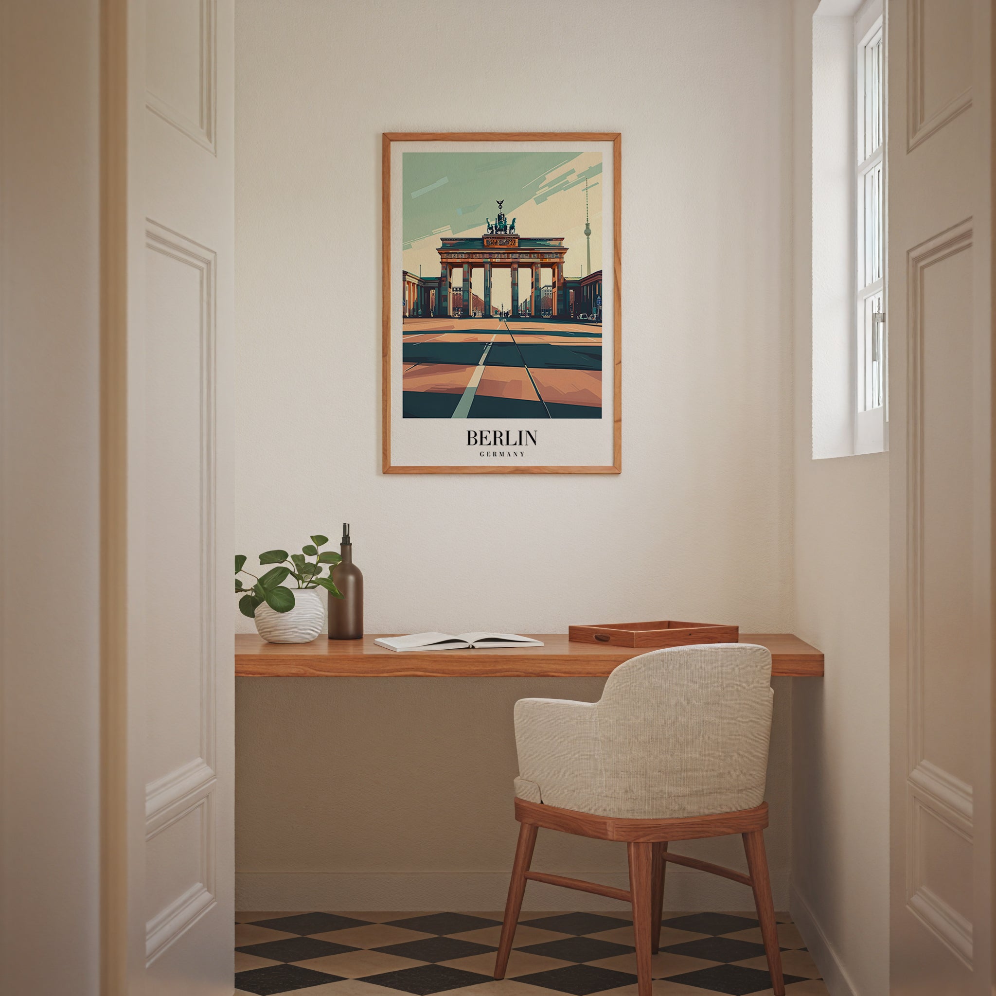 Berlin City Heritage Poster