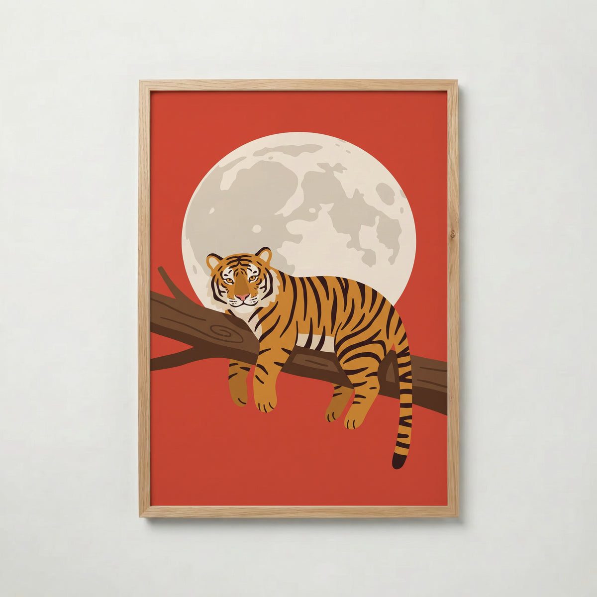 Lazy Tiger Poster – ekram