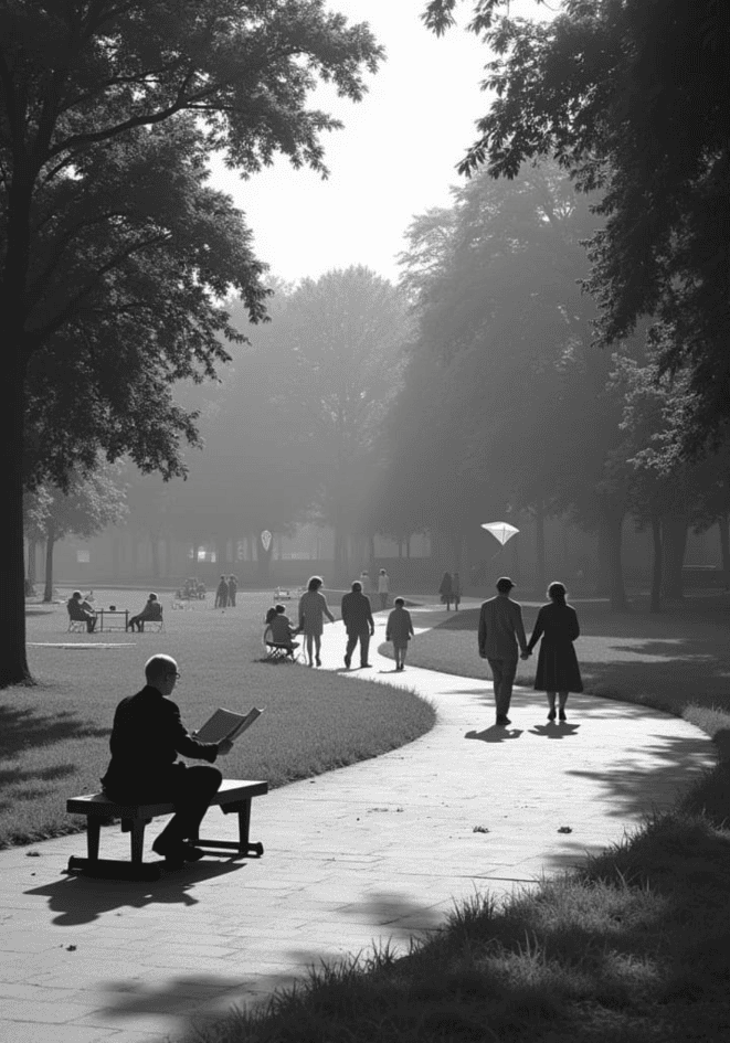 Morning Stroll Poster