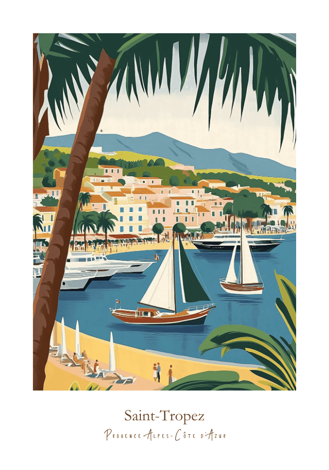 Saint Tropez Poster
