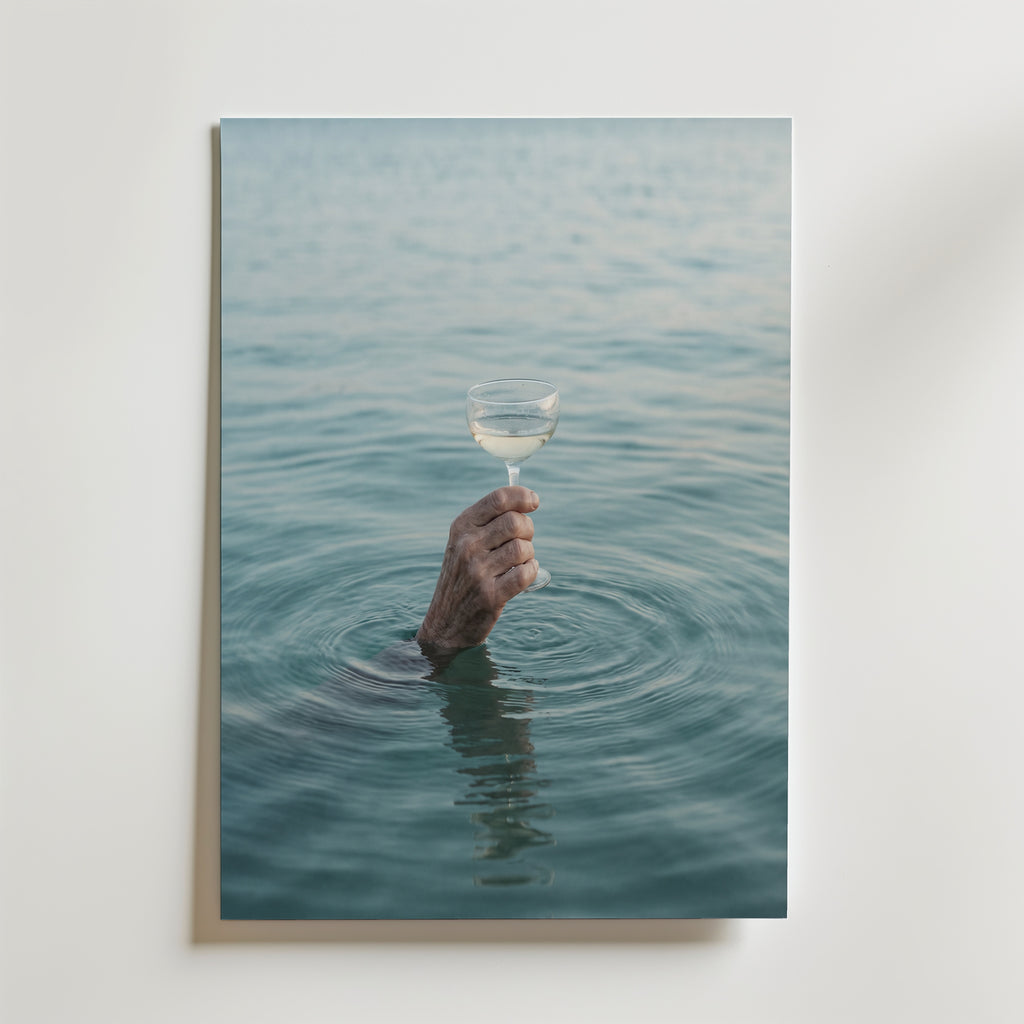Champagne Sea Poster – produktbild