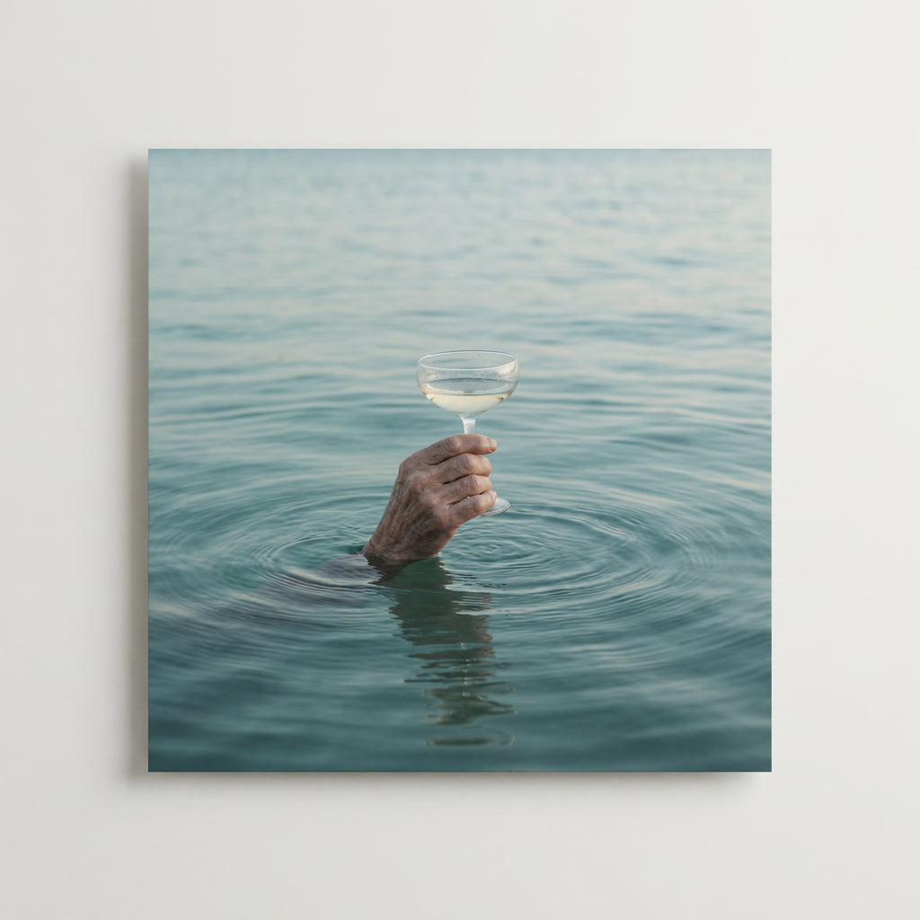 Champagne Sea Poster – i rum 1