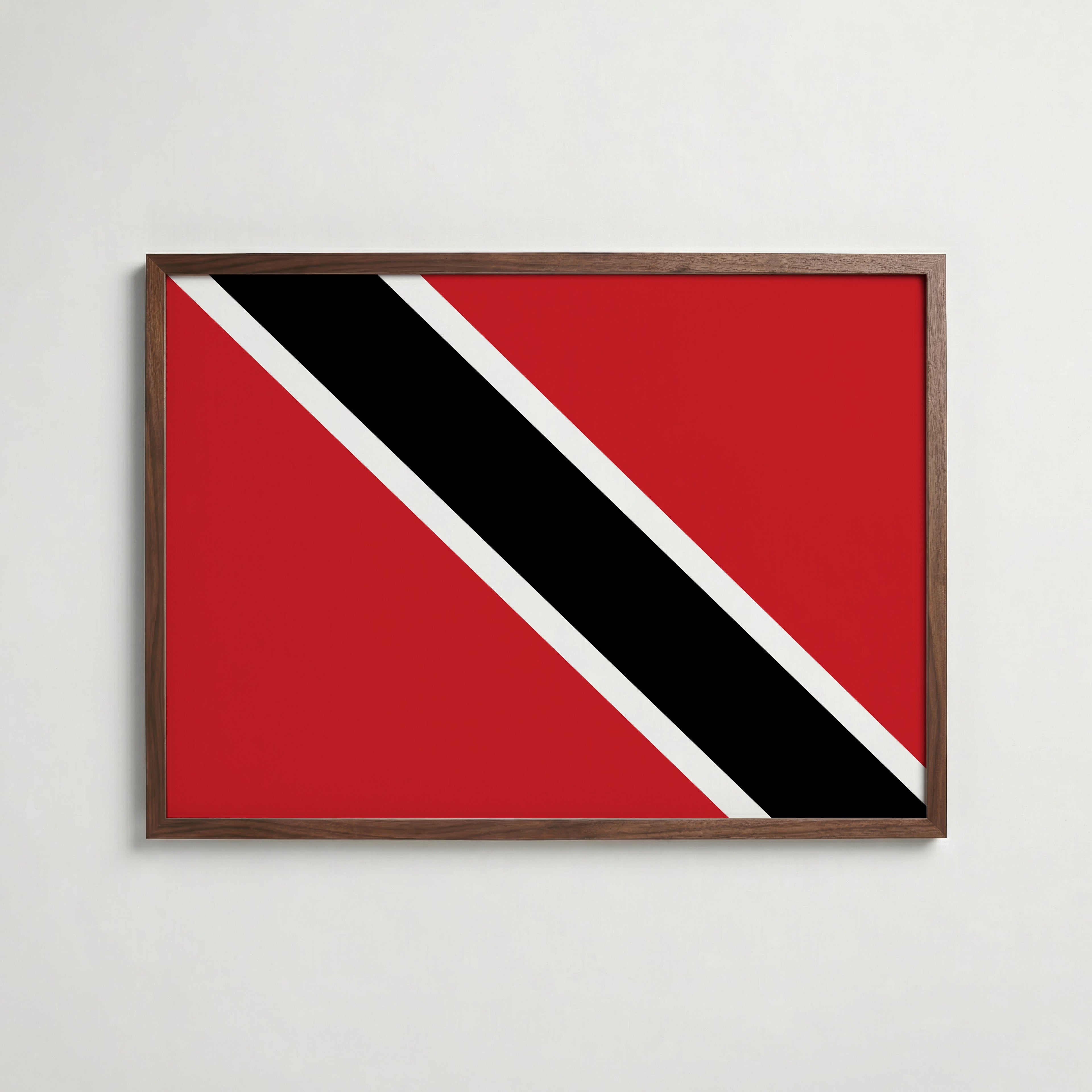 Trinidad and Tobago National Flag Poster poster – väggdekoration för hemmet – köp hos Bozetto