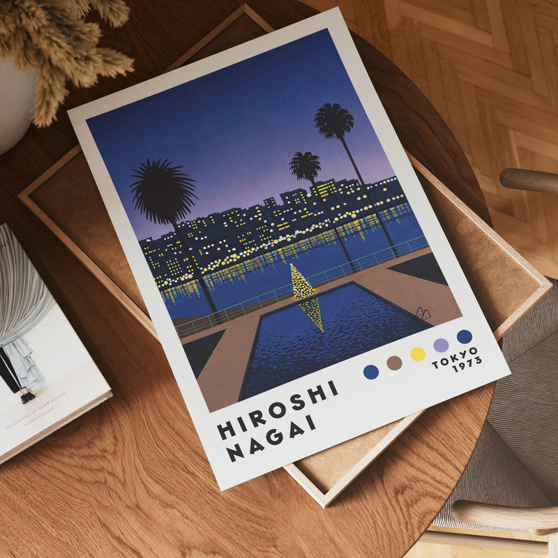 Hiroshi Nagai Evening Reflections Poster