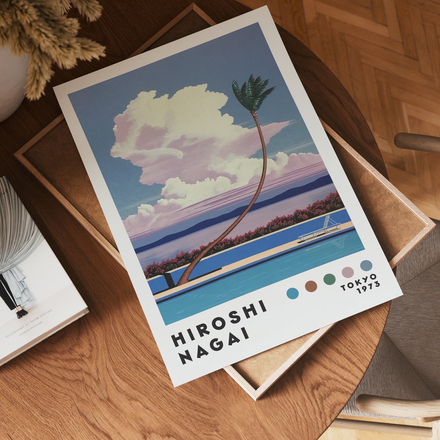 Hiroshi Nagai Cloudside Palm Poster