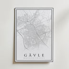 Gävle Karta Poster