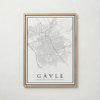 Gävle Karta Poster