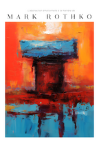 Temple of Flame Mark Rothko Poster