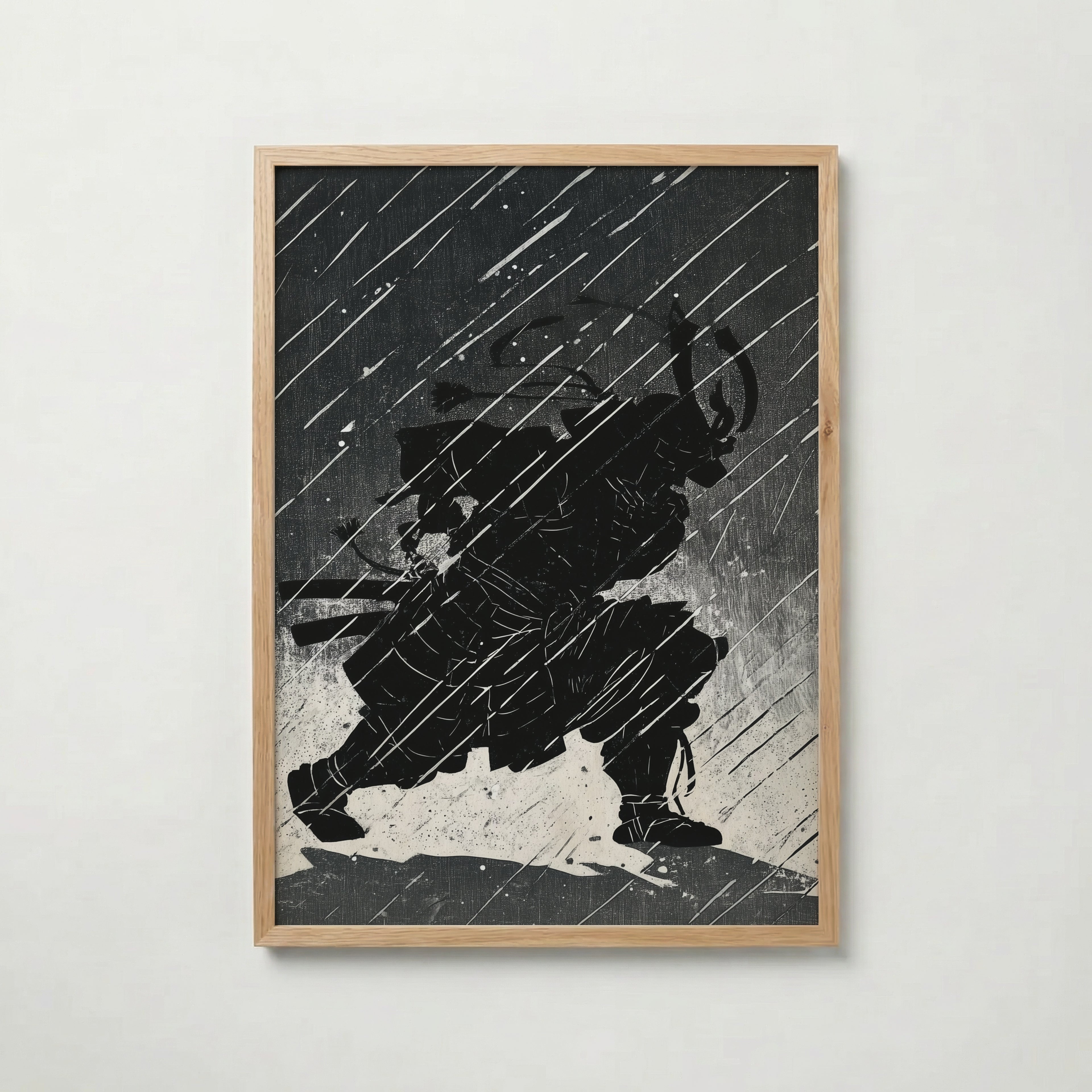 Shadow Samurai Poster affisch – köp poster online – Bozetto väggdekoration