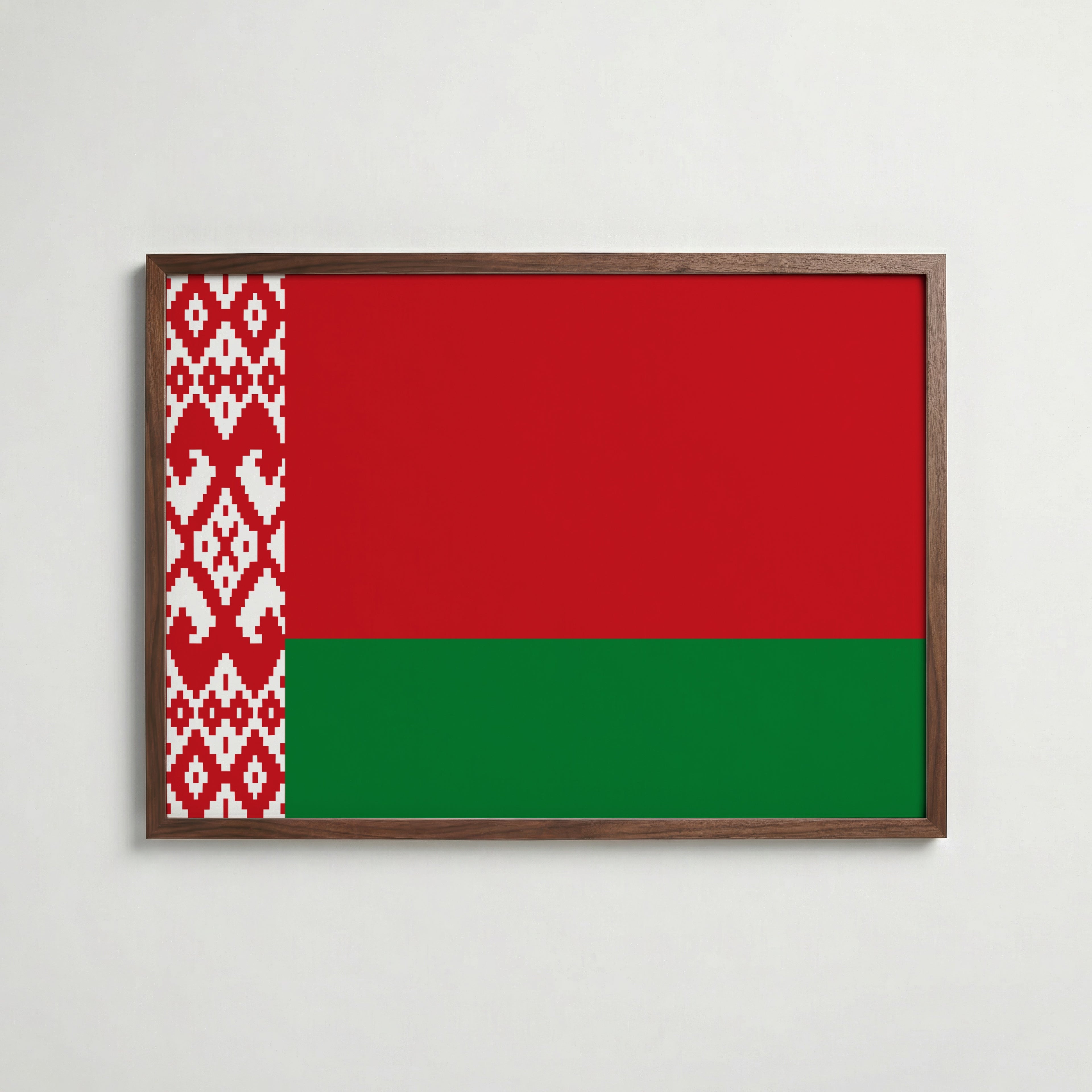Belarus National Flag Poster poster – väggdekoration för hemmet – köp hos Bozetto