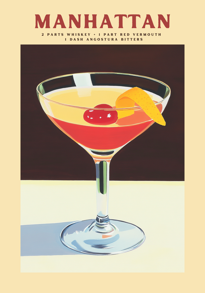 Manhattan Drink Poster