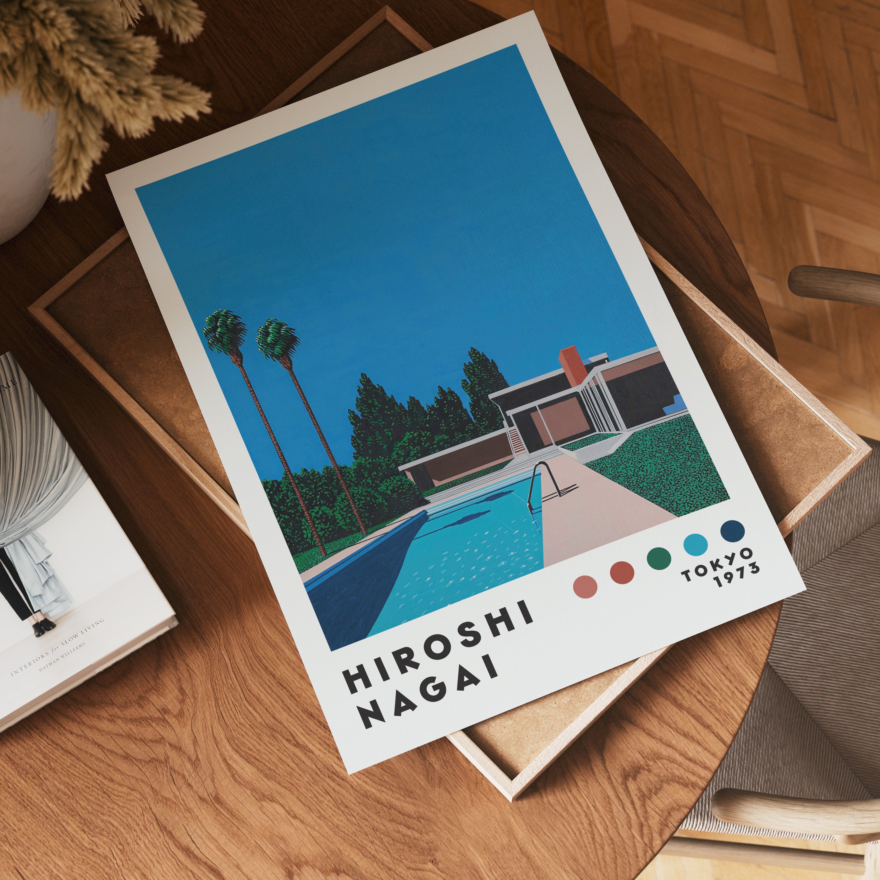 Hiroshi Nagai Poolside Serenity Poster