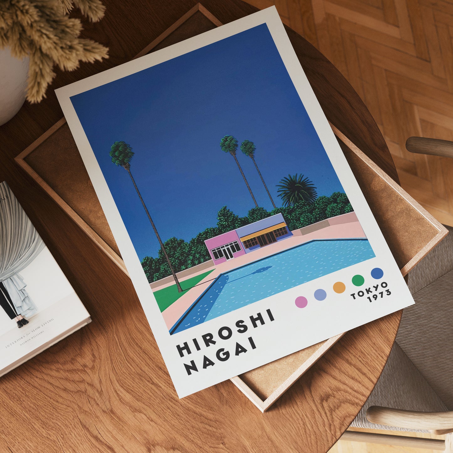 Hiroshi Nagai Poolside House Poster