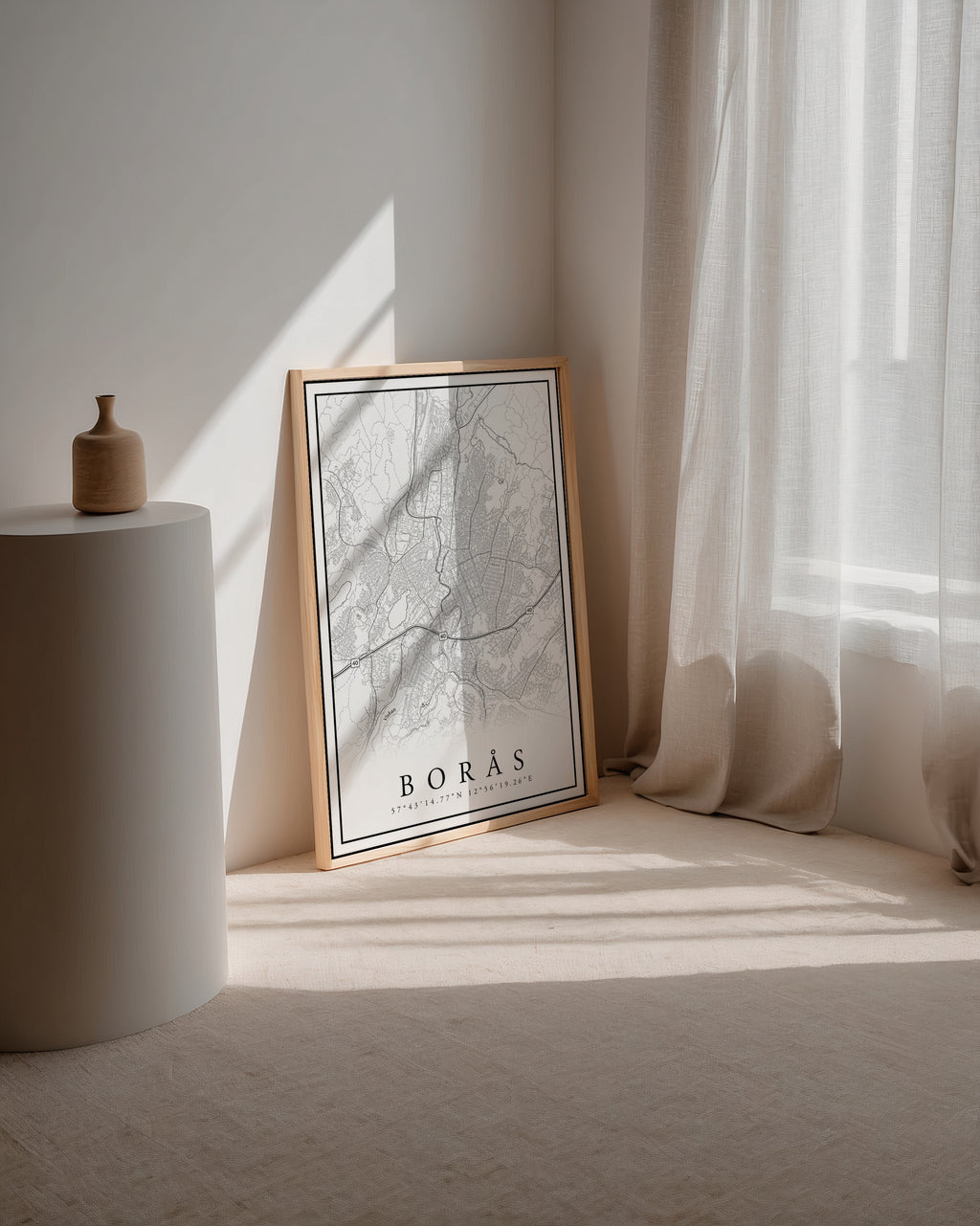 Borås Karta Poster