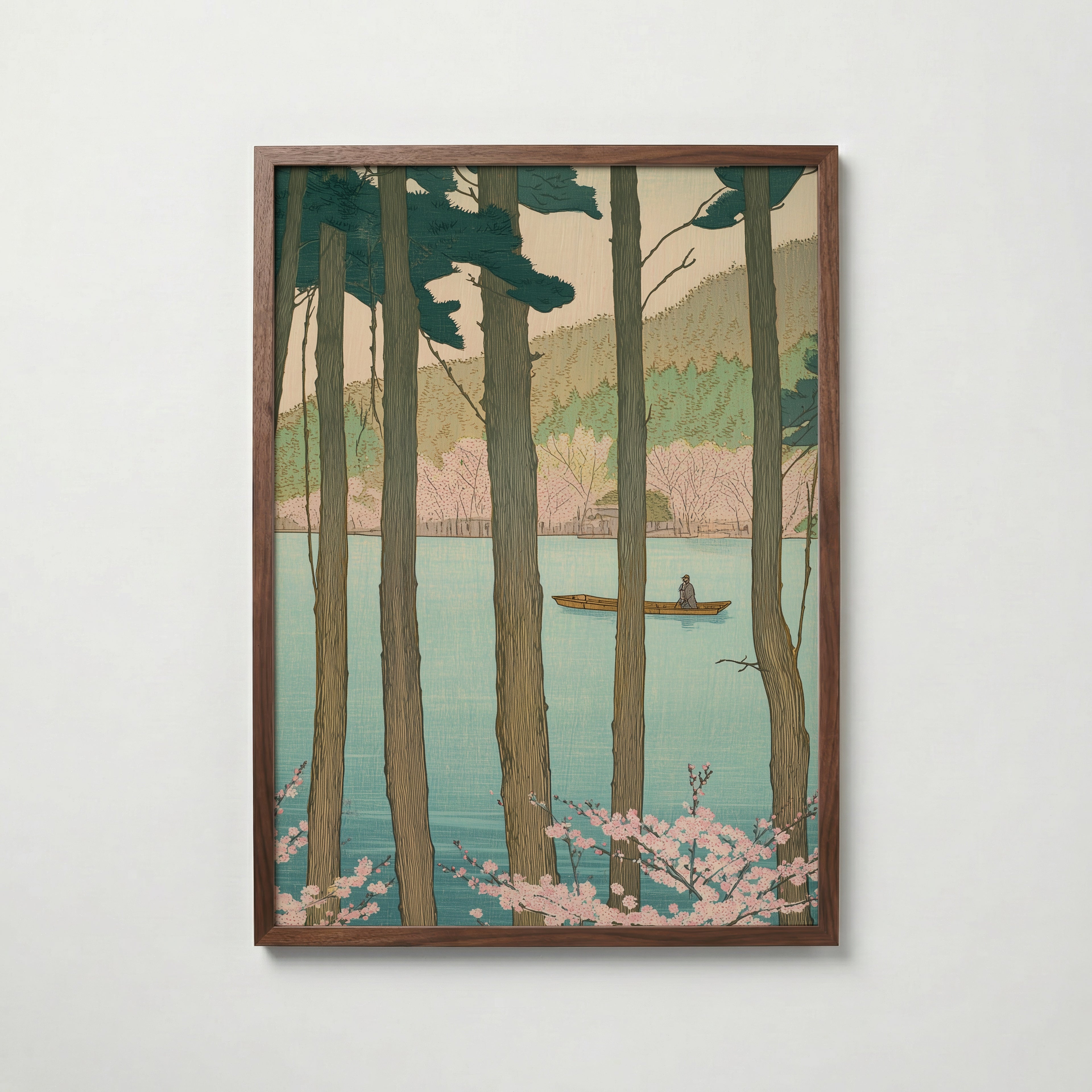 Whispering Pines Poster affisch – stilren väggdekoration – Bozetto posters