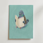 Reading Pigeon Poster – produktbild