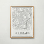 Södertälje Karta Poster