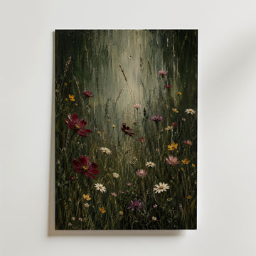 Twilight Meadow affisch inramad i neutral ram – se hur konsttrycket ser ut, Bozetto
