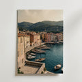 Mediterranean Port Elegance Poster – utan passepartout