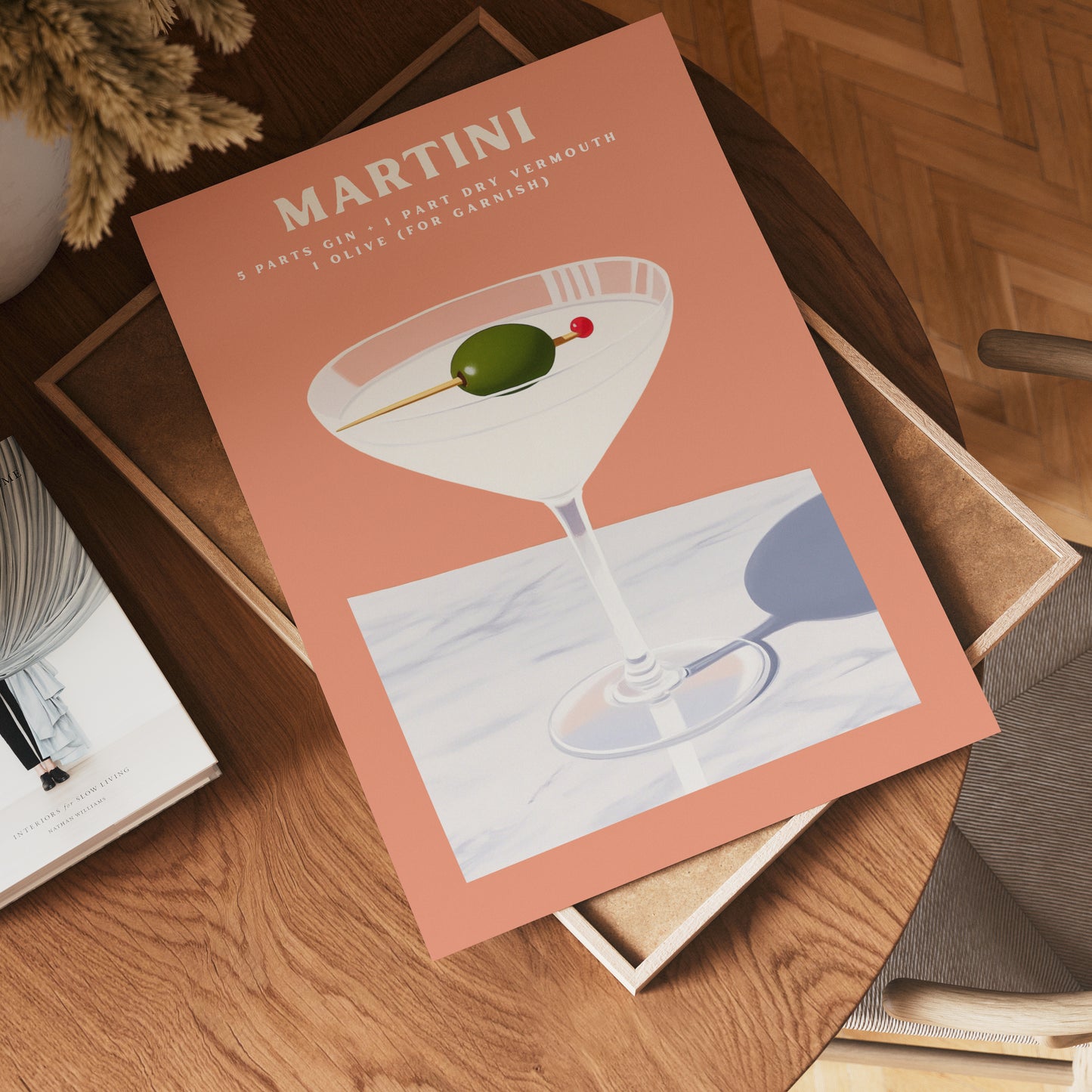 Martini Drink Poster