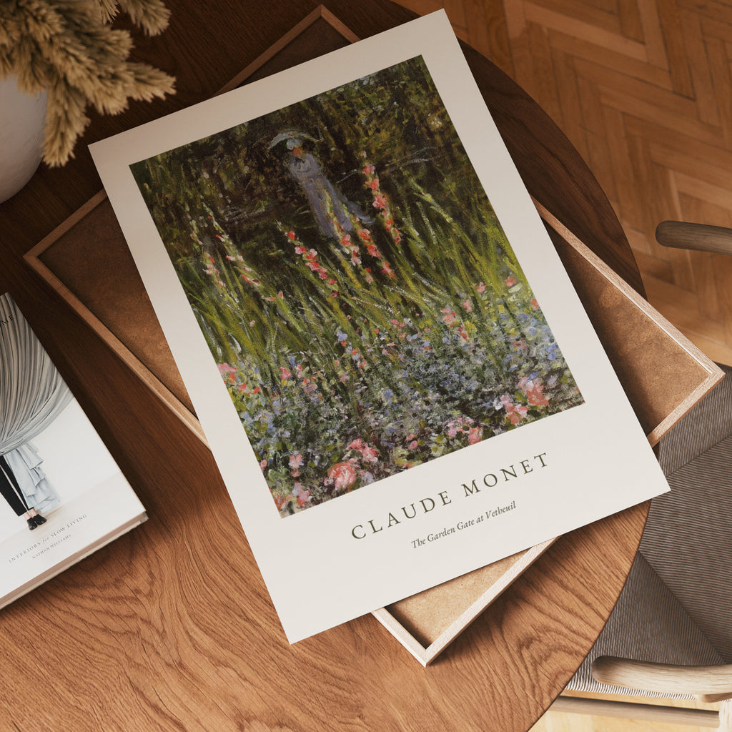 Claude Monet The Garden Gate Poster