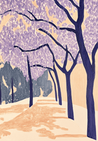 Blossoming Cherry Tree Poster