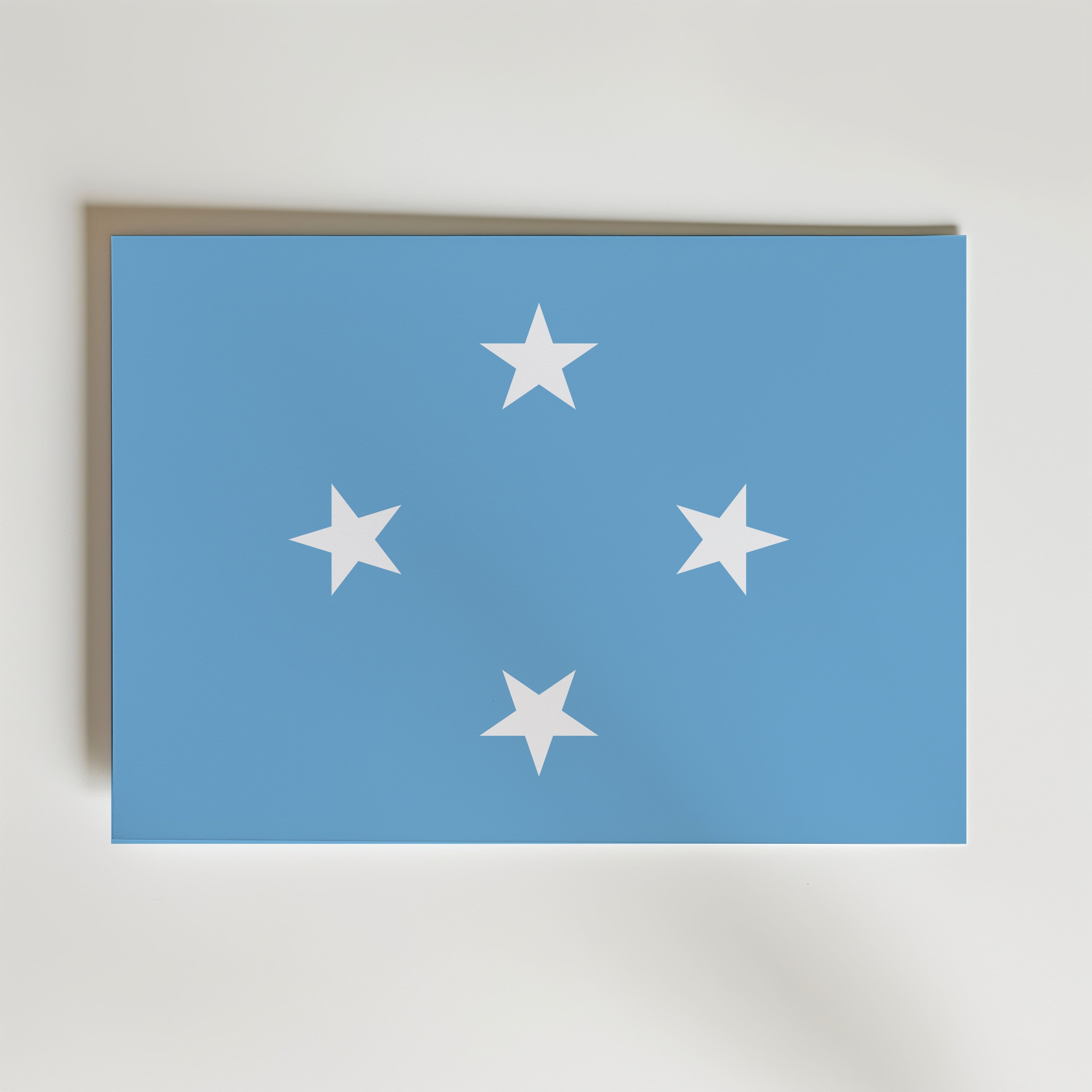 Micronesia National Flag Poster affisch – poster till väggdekoration – köp online hos Bozetto