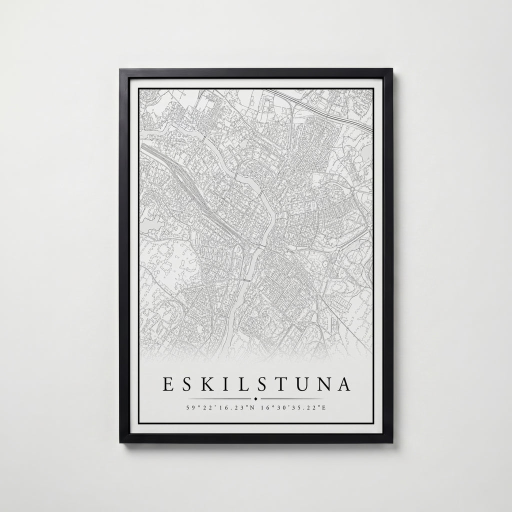 Eskilstuna Karta Poster