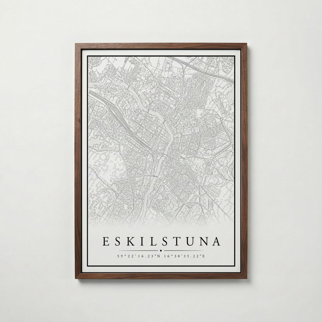 Eskilstuna Karta Poster