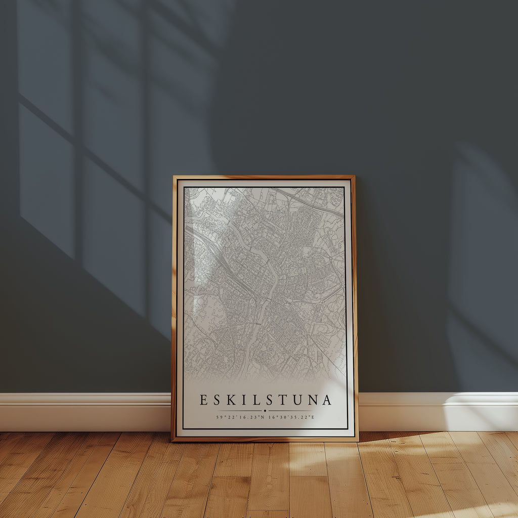 Eskilstuna Karta Poster