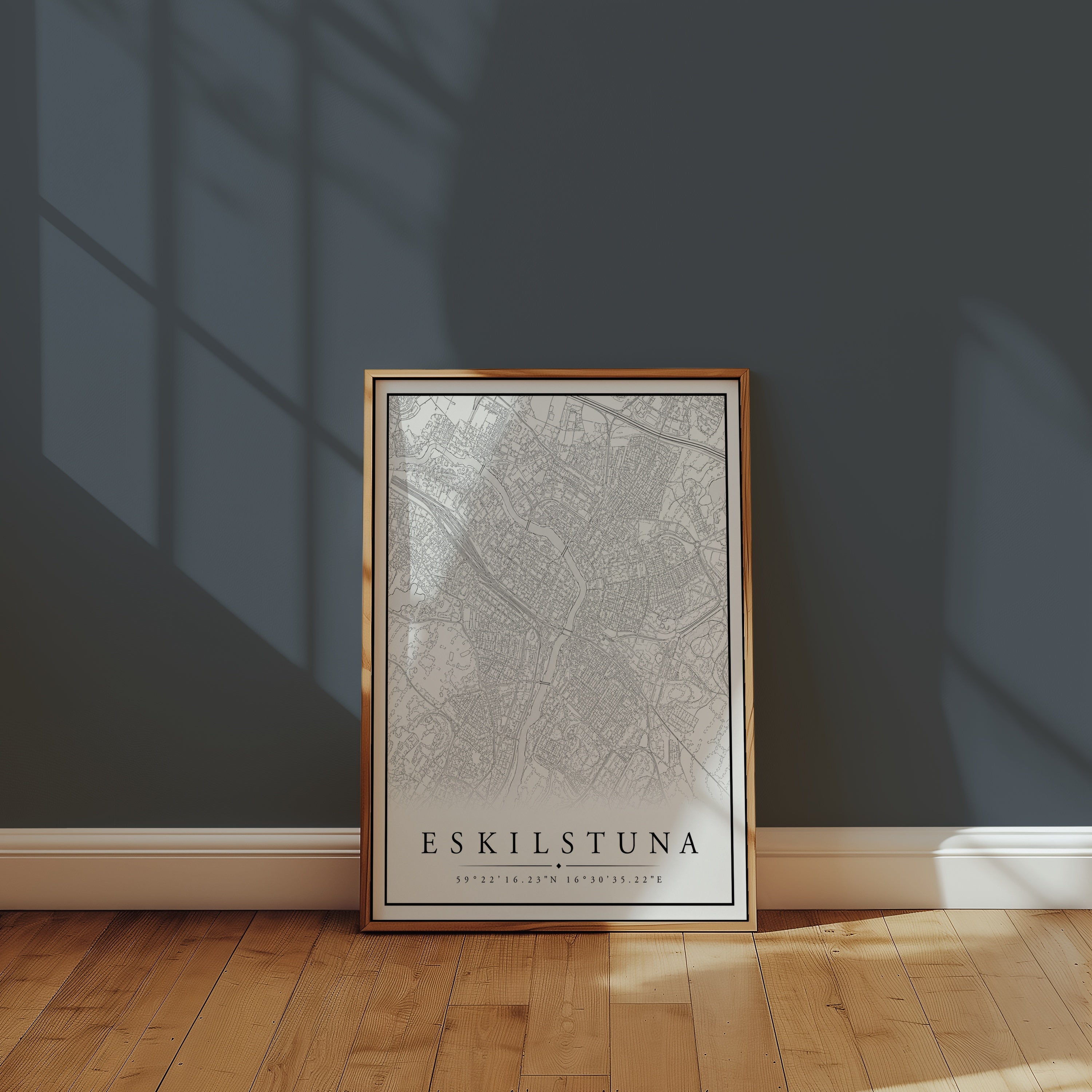 Eskilstuna Karta Poster