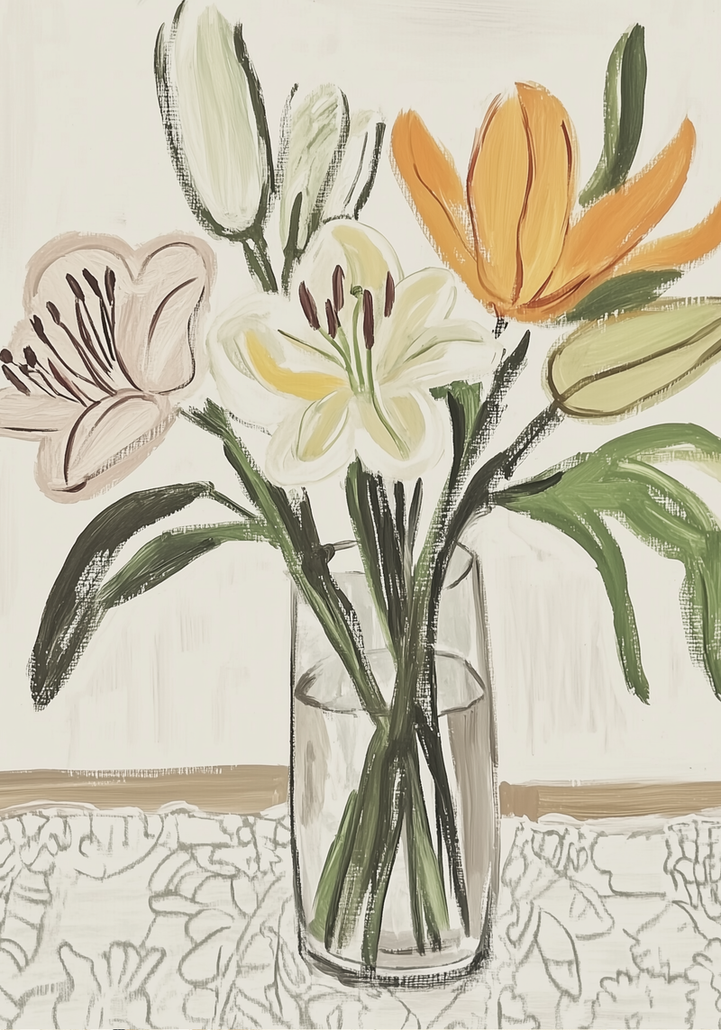 Purple Lavender Fields Poster