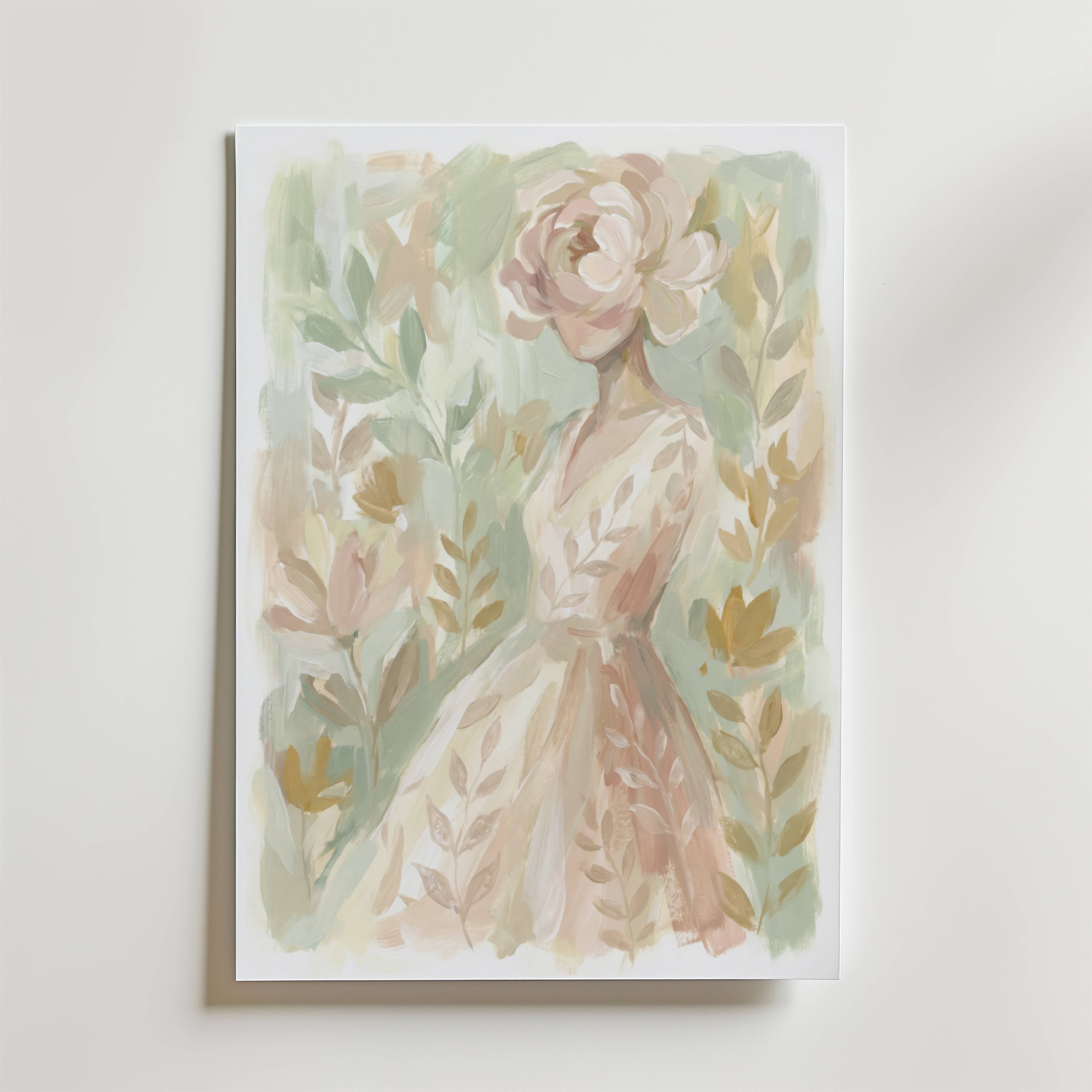 Ethereal Flora Muse Poster – Bozetto | Design Posters & Affischer Online
