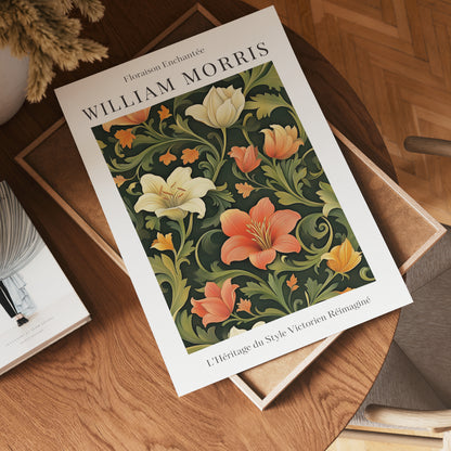 Floraison Enchantée William Morris Poster