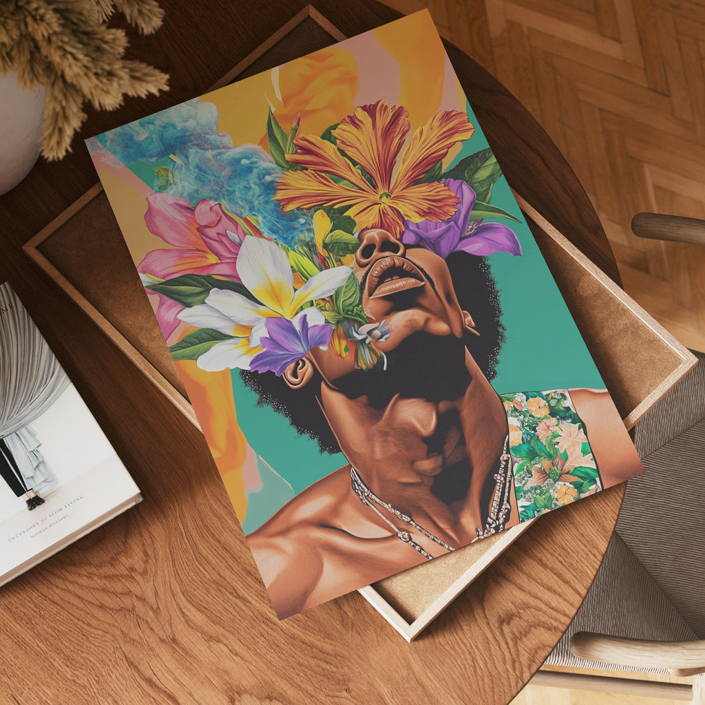 Blooming Hendrix Poster