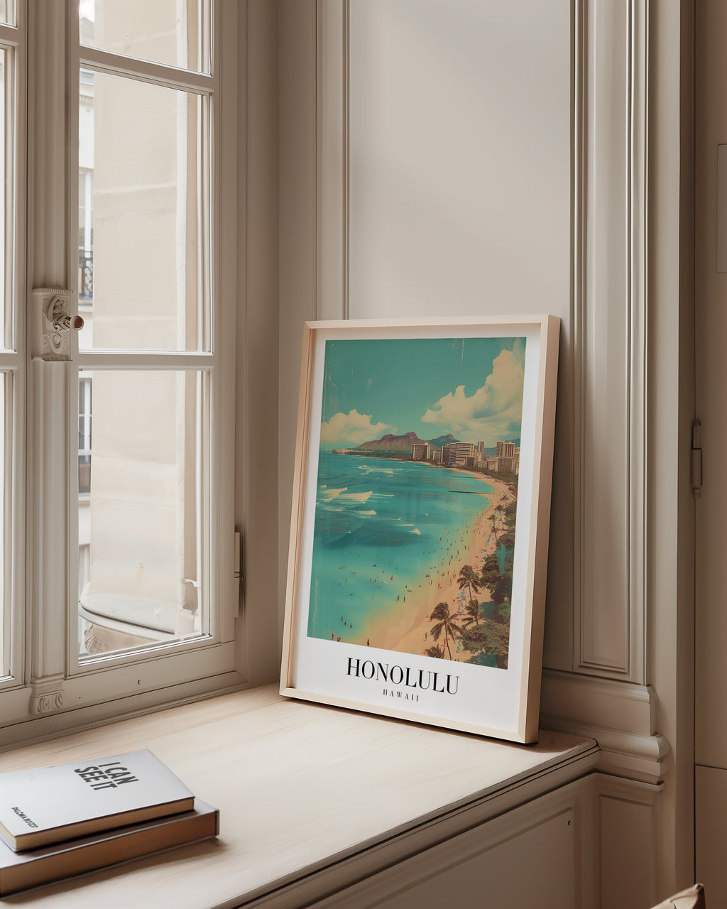 Waves Of Honolulu Poster