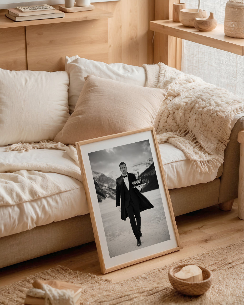 Alpine Service Elegance Poster – poster väggdekoration inredning – Affischer hos Bozetto