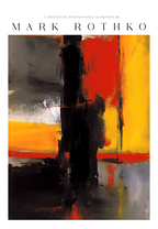 Red Over Rust Mark Rothko Poster