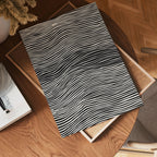 Monochrome Waves Poster