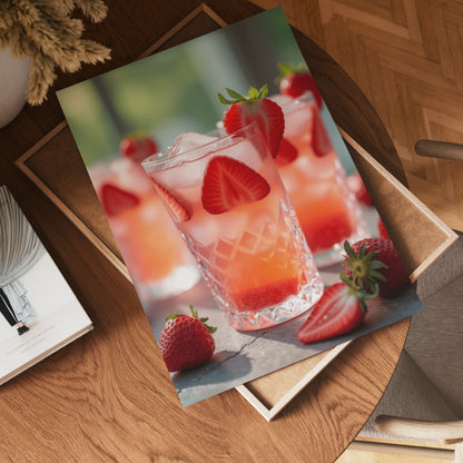 Strawberry Drink Poster