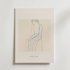 Contour Lines Poster