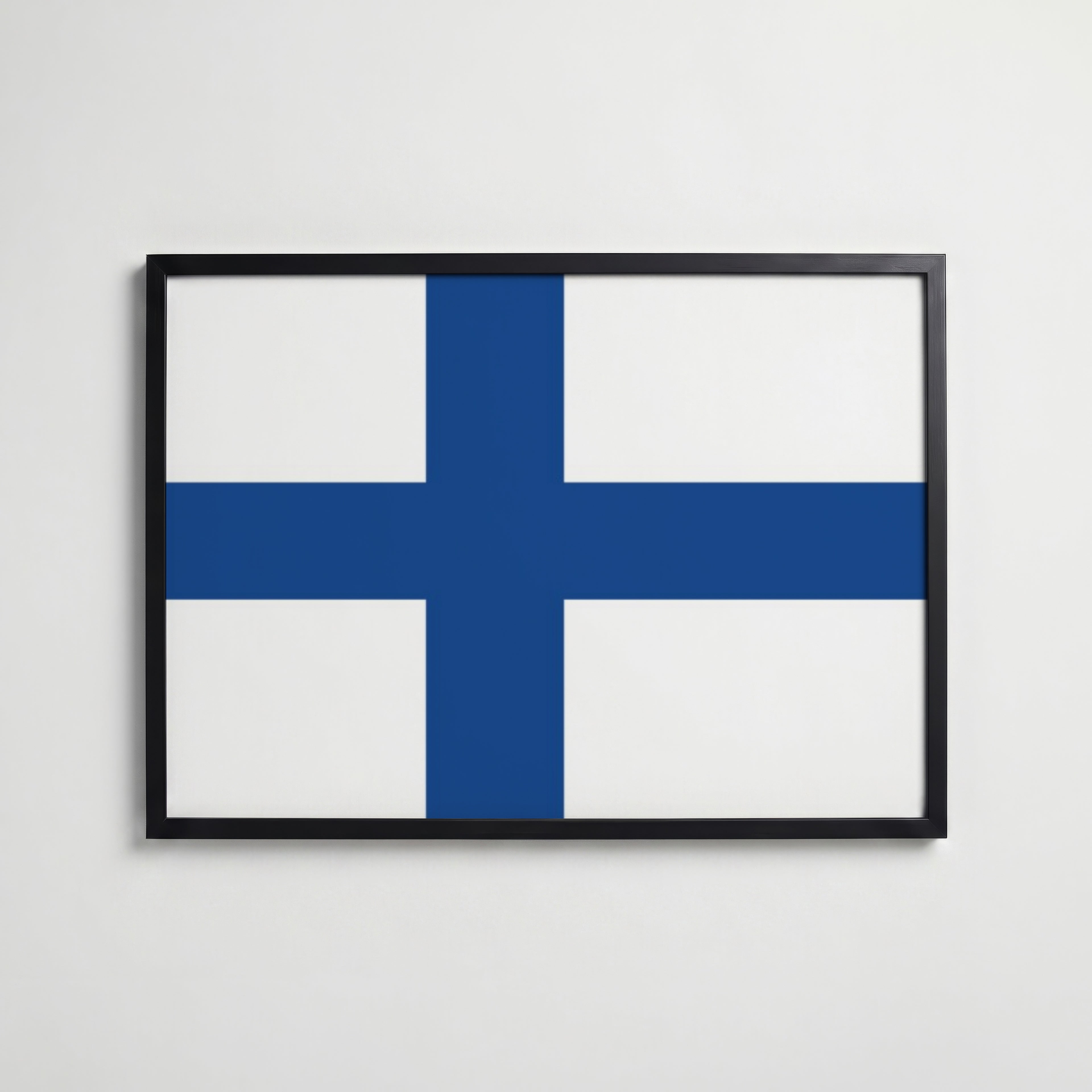 Finland National Flag Poster affisch – köp poster online – Bozetto väggdekoration