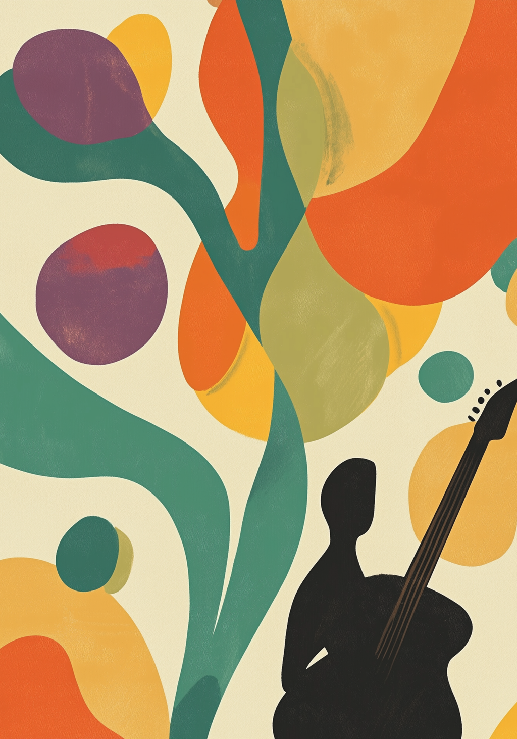 Guitar Tree Dreams Poster