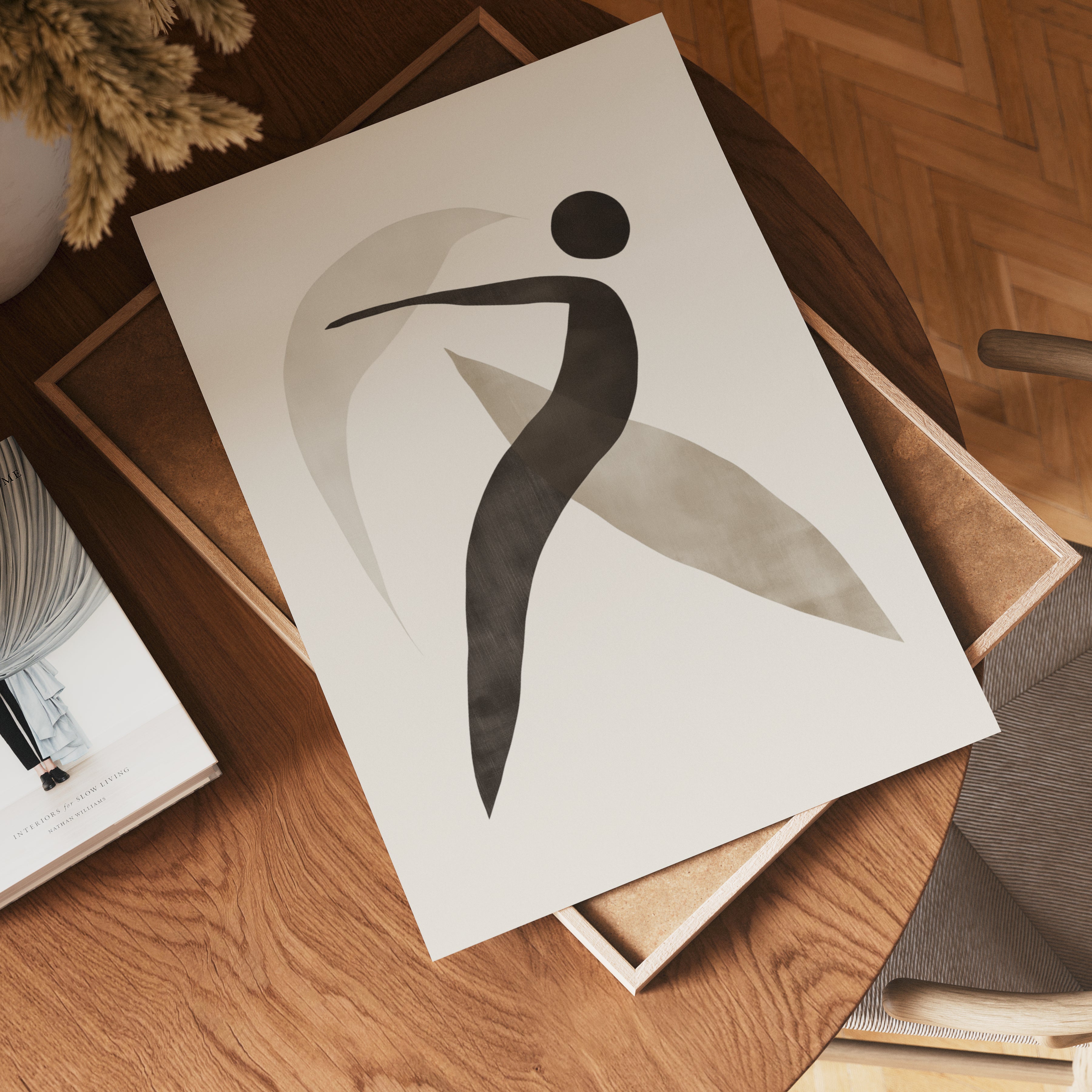 Abstract Movement Poster